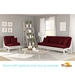 Arden White Full Size Futon & Chair Roomset - NF-ARDN-SW-CHFL-RMSET#